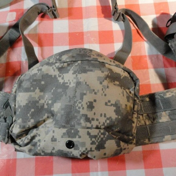 MOLLE II ACU FLC TACTICAL FIGHTING LOAD CARRIER VEST CHEST RIG & POUCHES SV 3065 - Picture 10 of 11